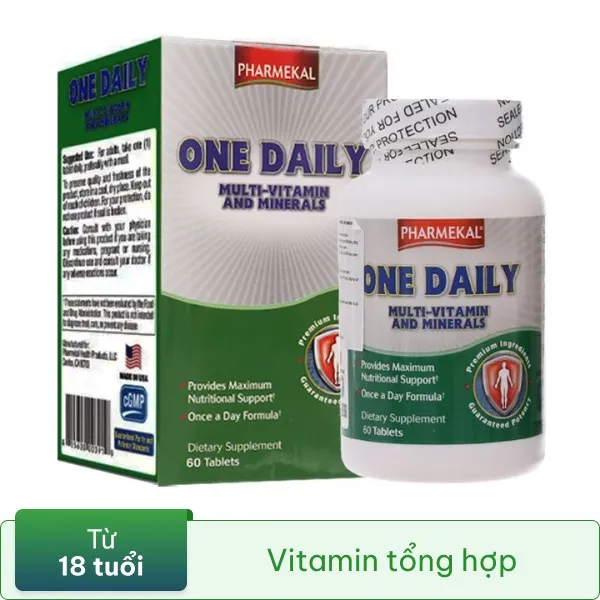 One Daily Multivitamin Pharmekal lọ 60 viên