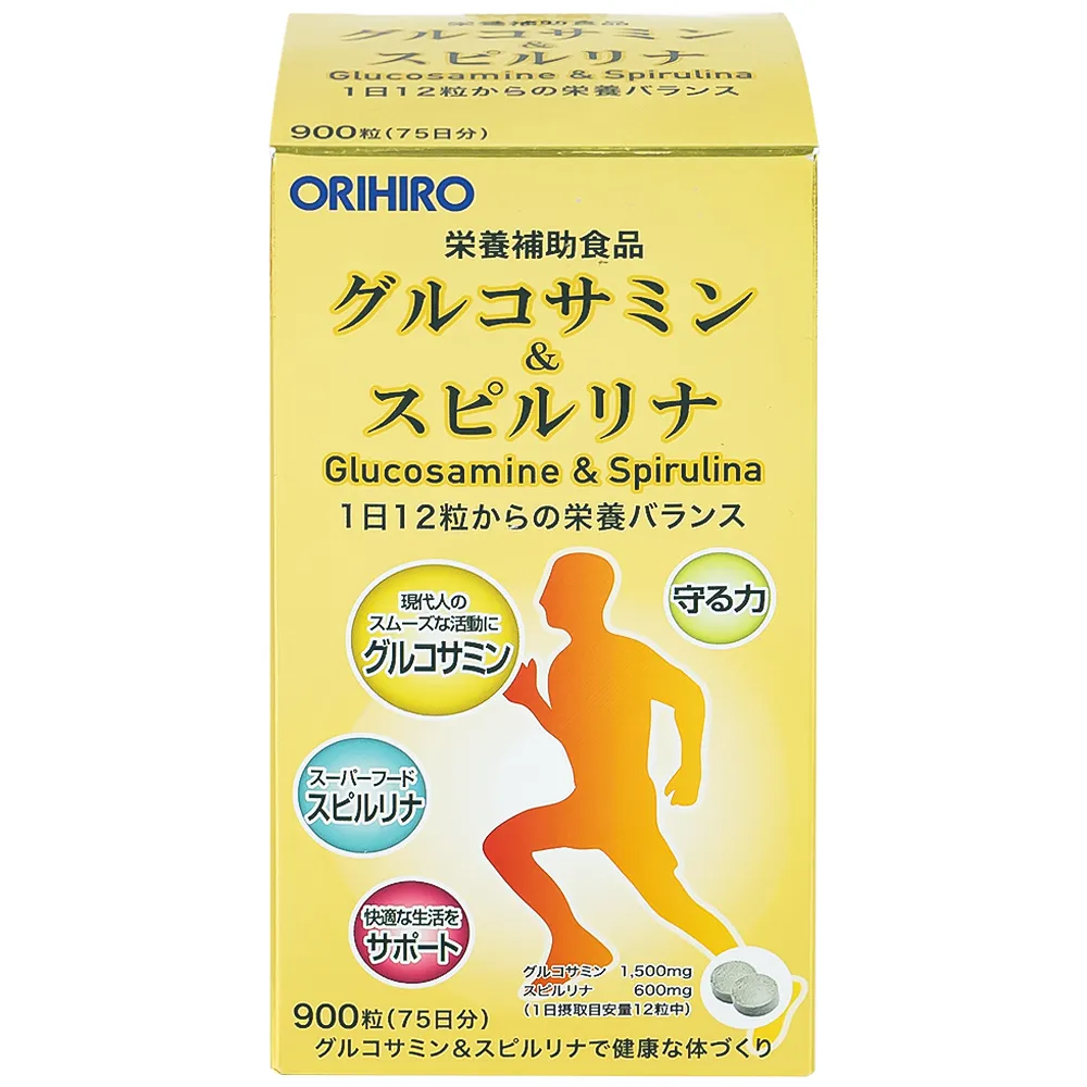 ORIHIRO GLUCOSAMINE & SPIRULINA 900V 3