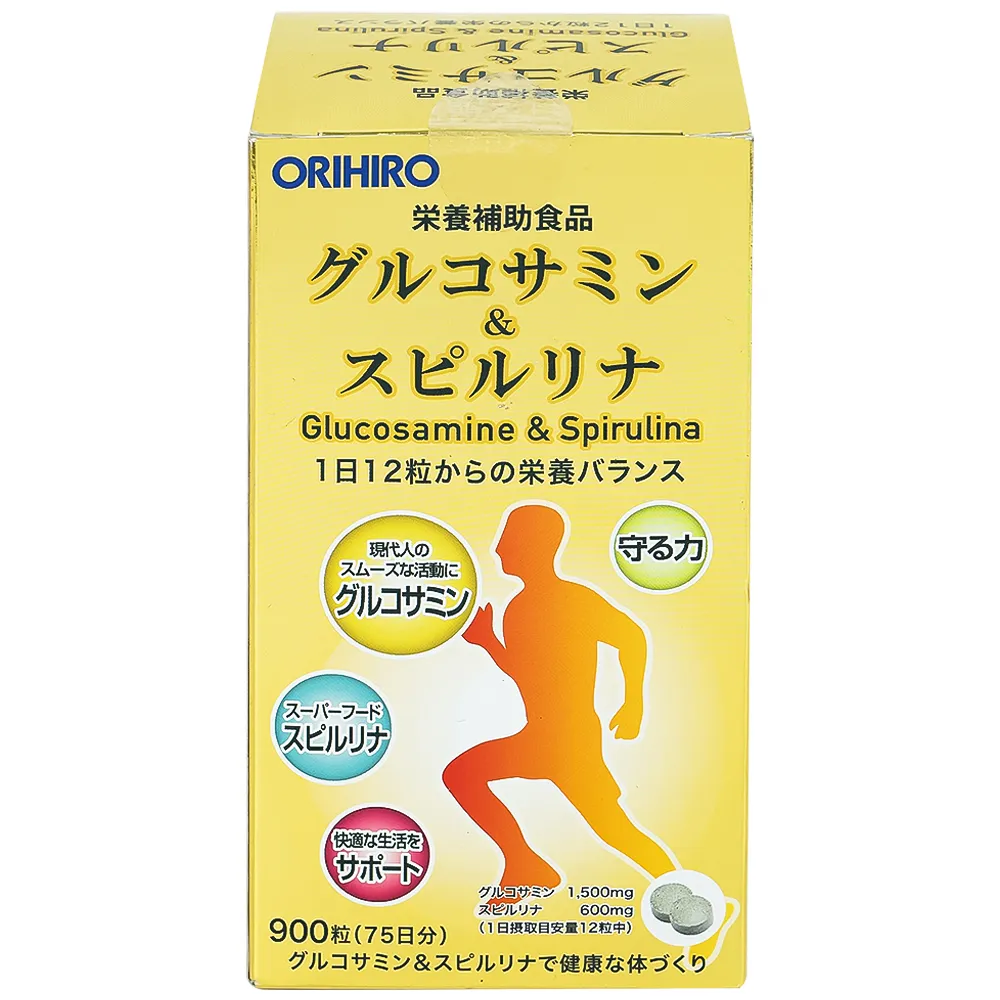 ORIHIRO GLUCOSAMINE & SPIRULINA 900V 4