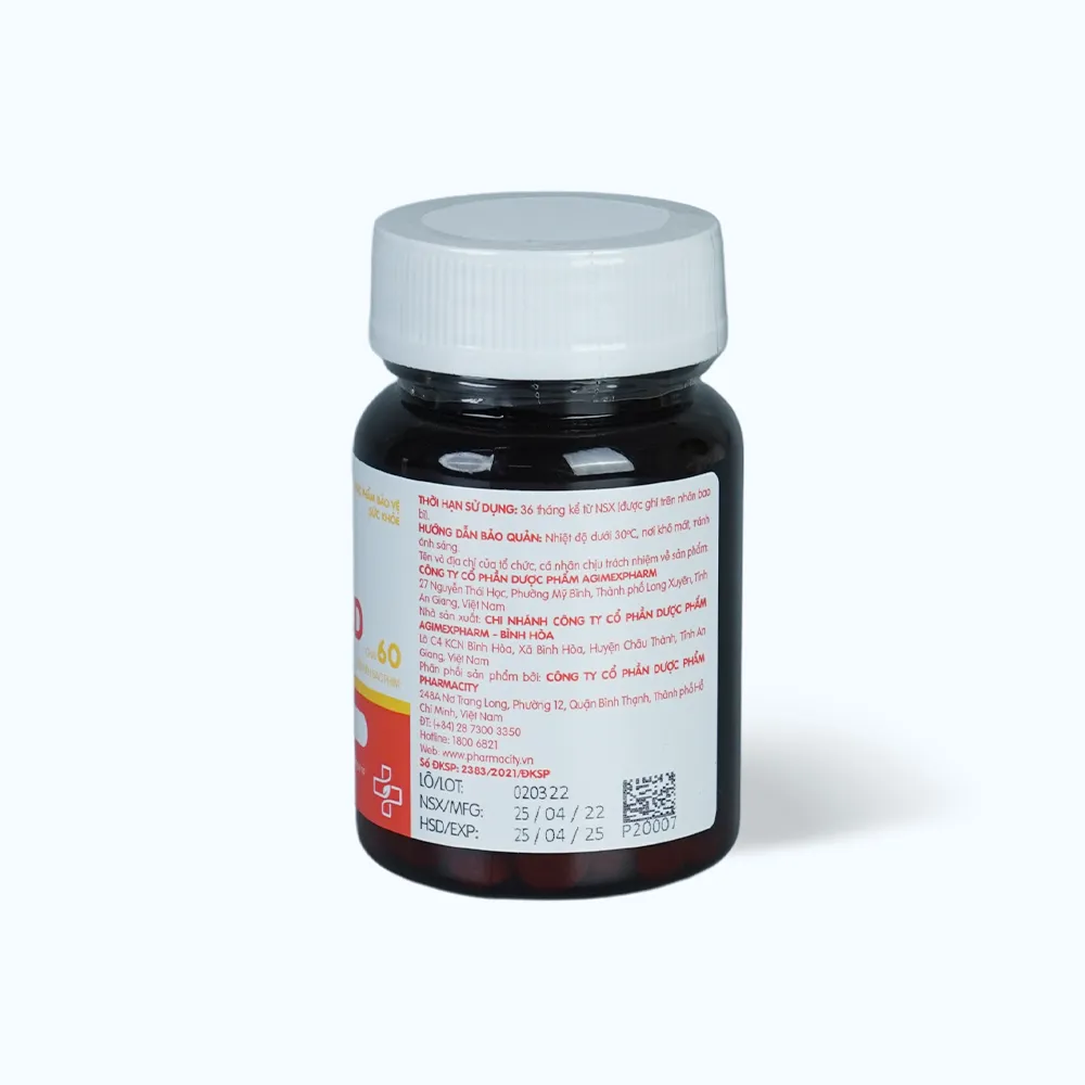 Pharmacity IRON + Folic Acid Pharmacity 60 viên hỗ trợ thiếu máu, bổ sung sắt 5