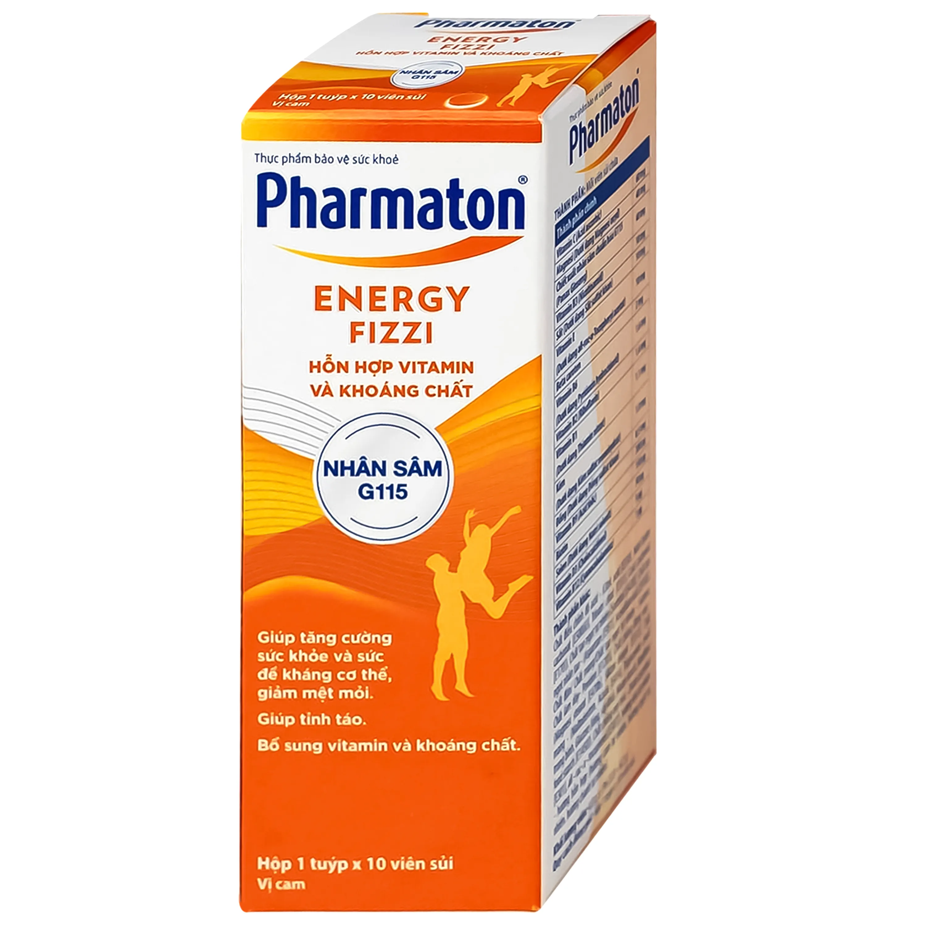 PHARMATON ENERGY FIZZI SANOFI 10V 2