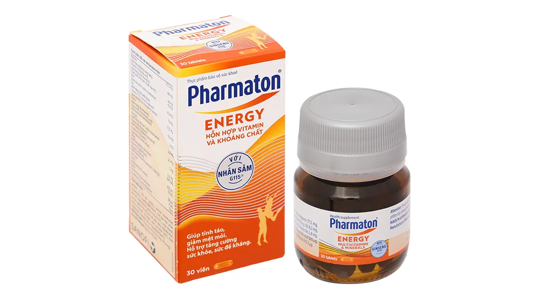 Pharmaton Energy hỗ trợ tăng cường sức khỏe, sức đề kháng lọ 30 viên 13