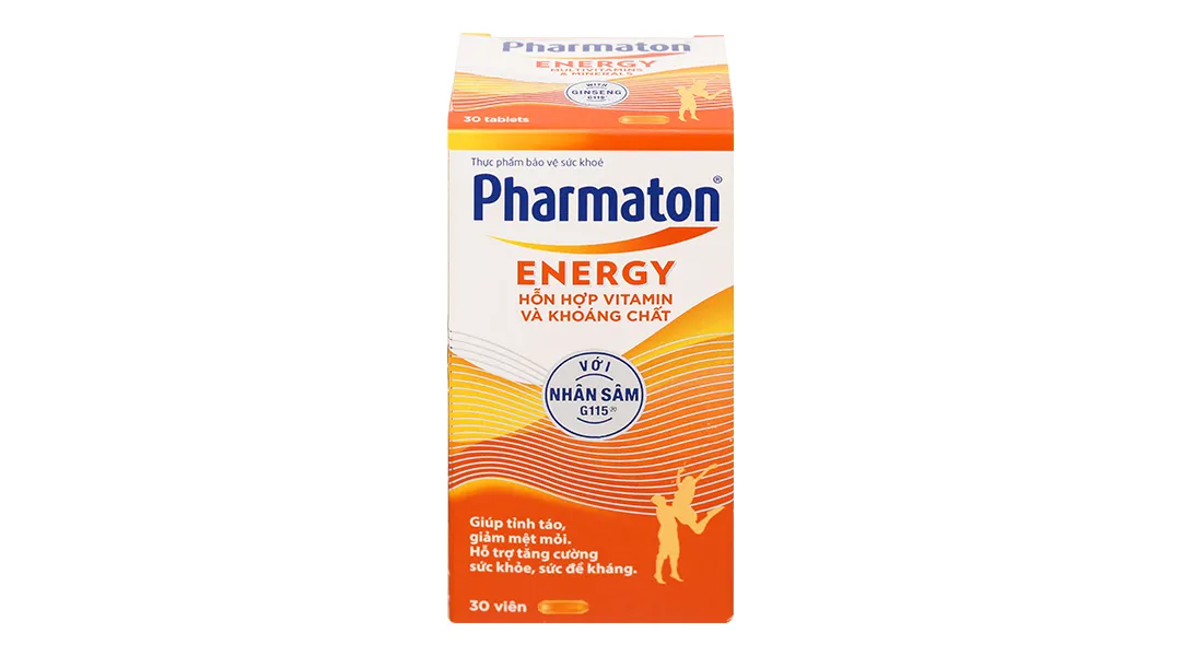 Pharmaton Energy hỗ trợ tăng cường sức khỏe, sức đề kháng lọ 30 viên 14