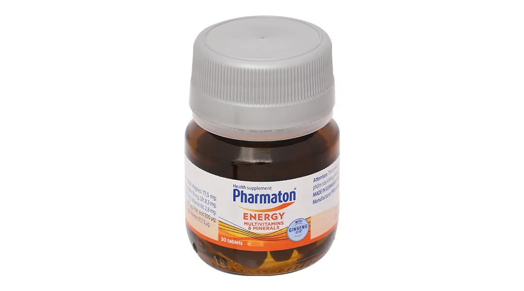 Pharmaton Energy hỗ trợ tăng cường sức khỏe, sức đề kháng lọ 30 viên 19