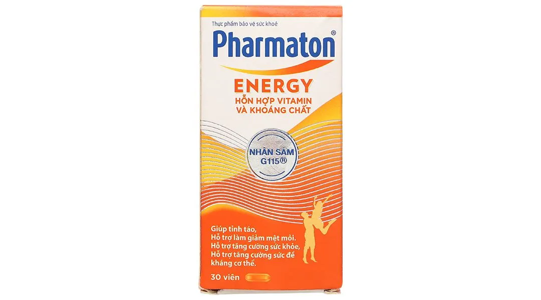 Pharmaton Energy hỗ trợ tăng cường sức khỏe, sức đề kháng lọ 30 viên 4