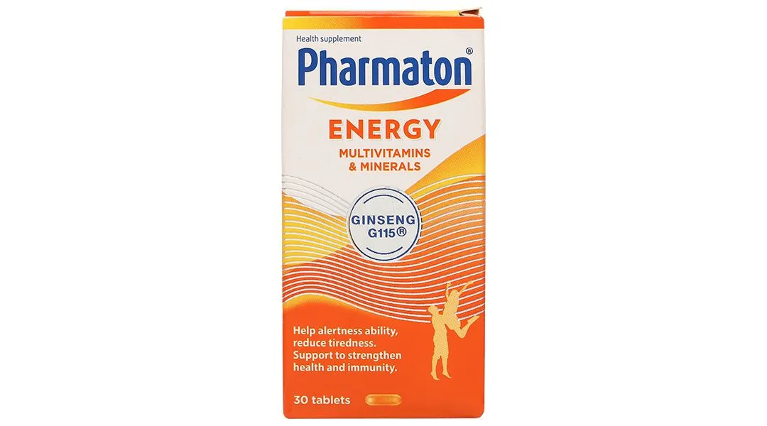 Pharmaton Energy hỗ trợ tăng cường sức khỏe, sức đề kháng lọ 30 viên 5