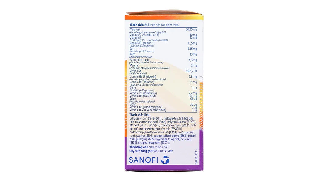 Pharmaton Essential hỗ trợ giảm mệt mỏi, tăng cường sức đề kháng hộp 30 viên 3