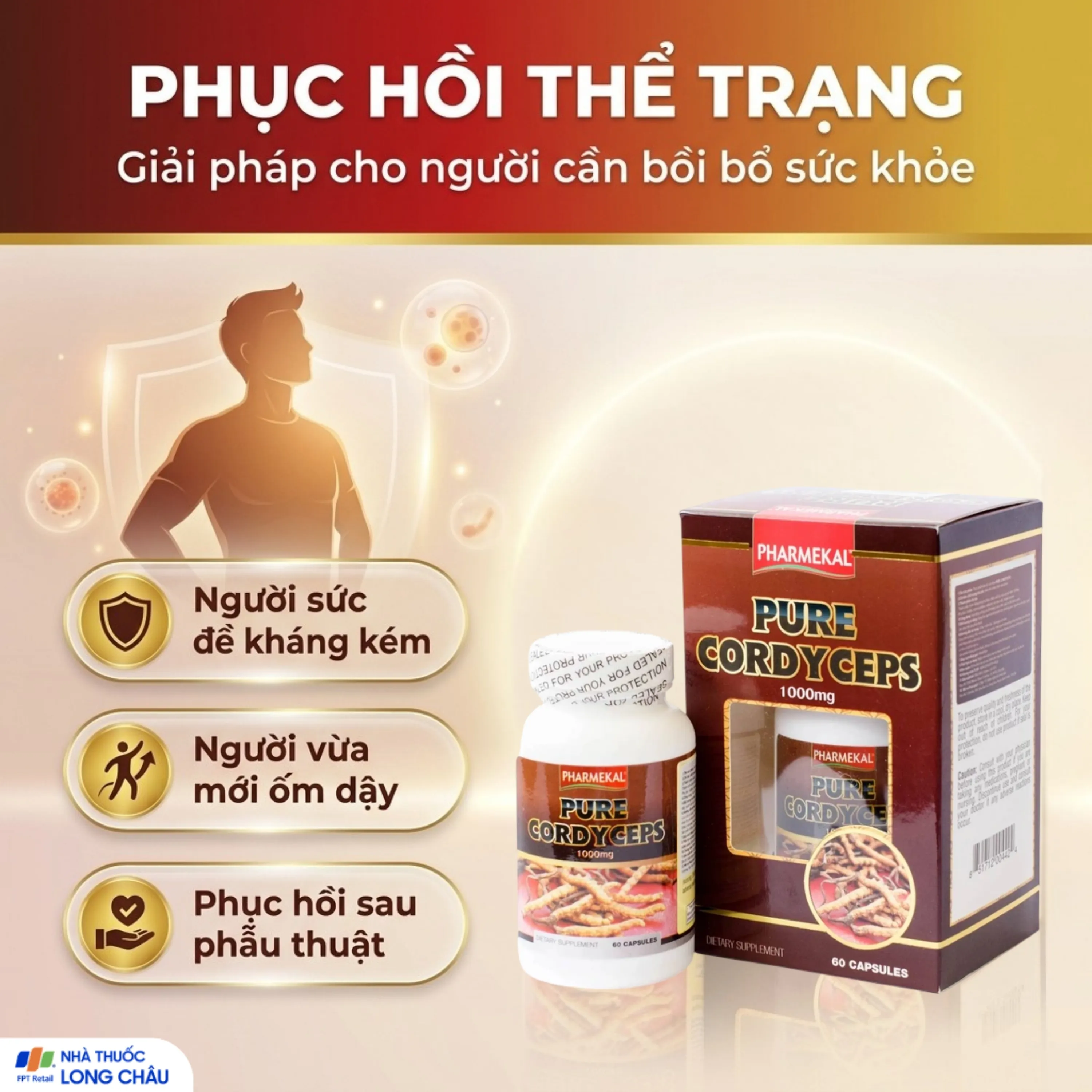 PURE CORDYCEPS PHARMEKAL 60V 3
