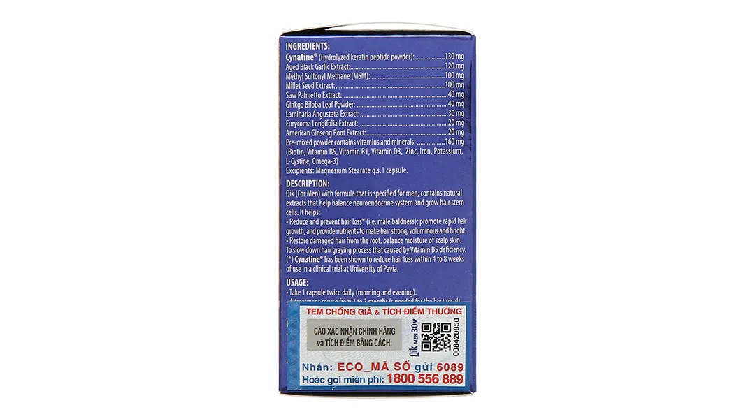 Qik For Men lọ 30 viên 5