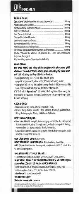 Qik For Men lọ 30 viên 7