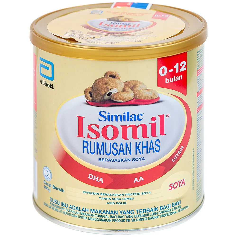 SỮA BỔ SUNG DINH DƯỠNG CHO TRẺ 0 - 12 THÁNG SIMILAC ISOMIL ABBOTT 400G