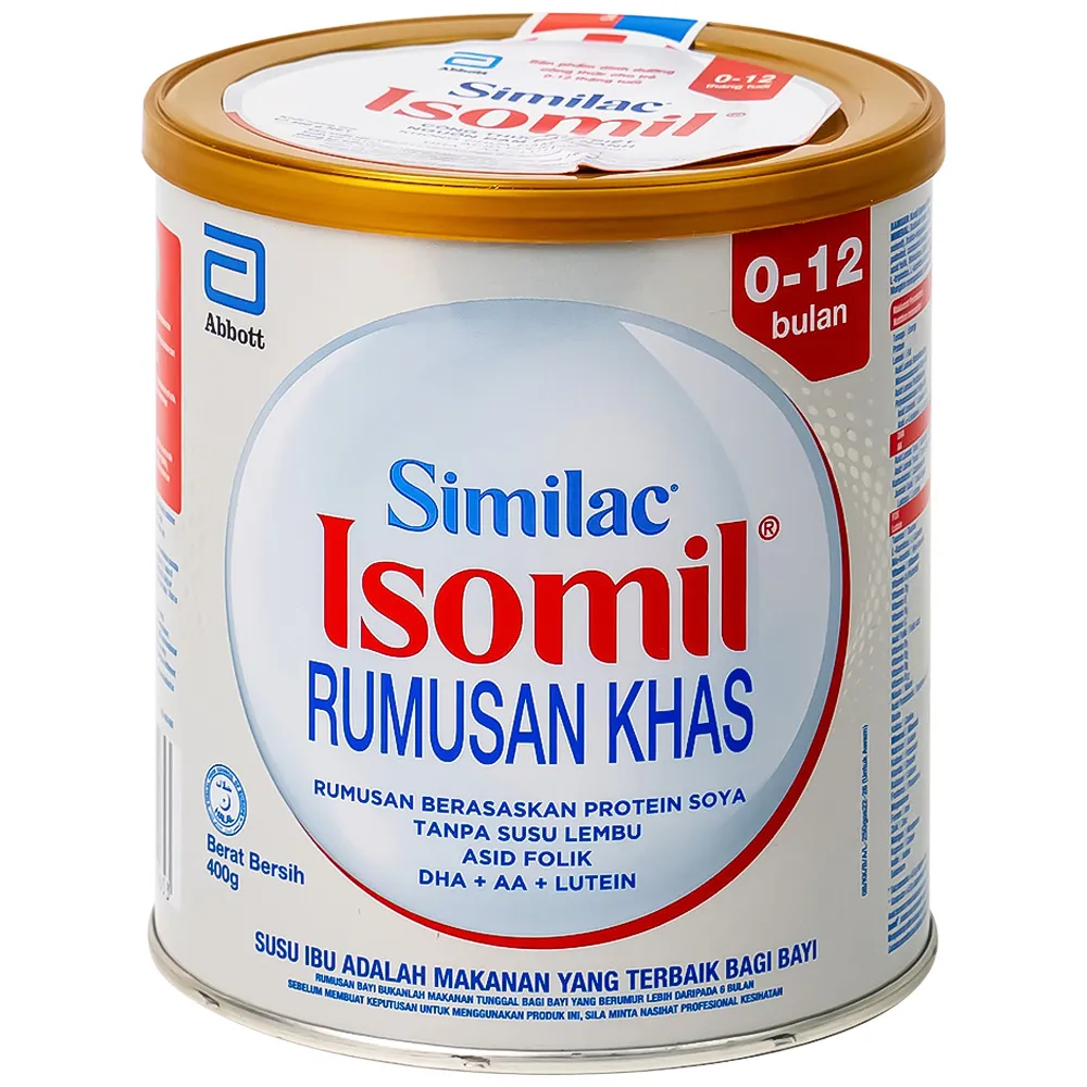 SỮA BỔ SUNG DINH DƯỠNG CHO TRẺ 0 - 12 THÁNG SIMILAC ISOMIL ABBOTT 400G 3