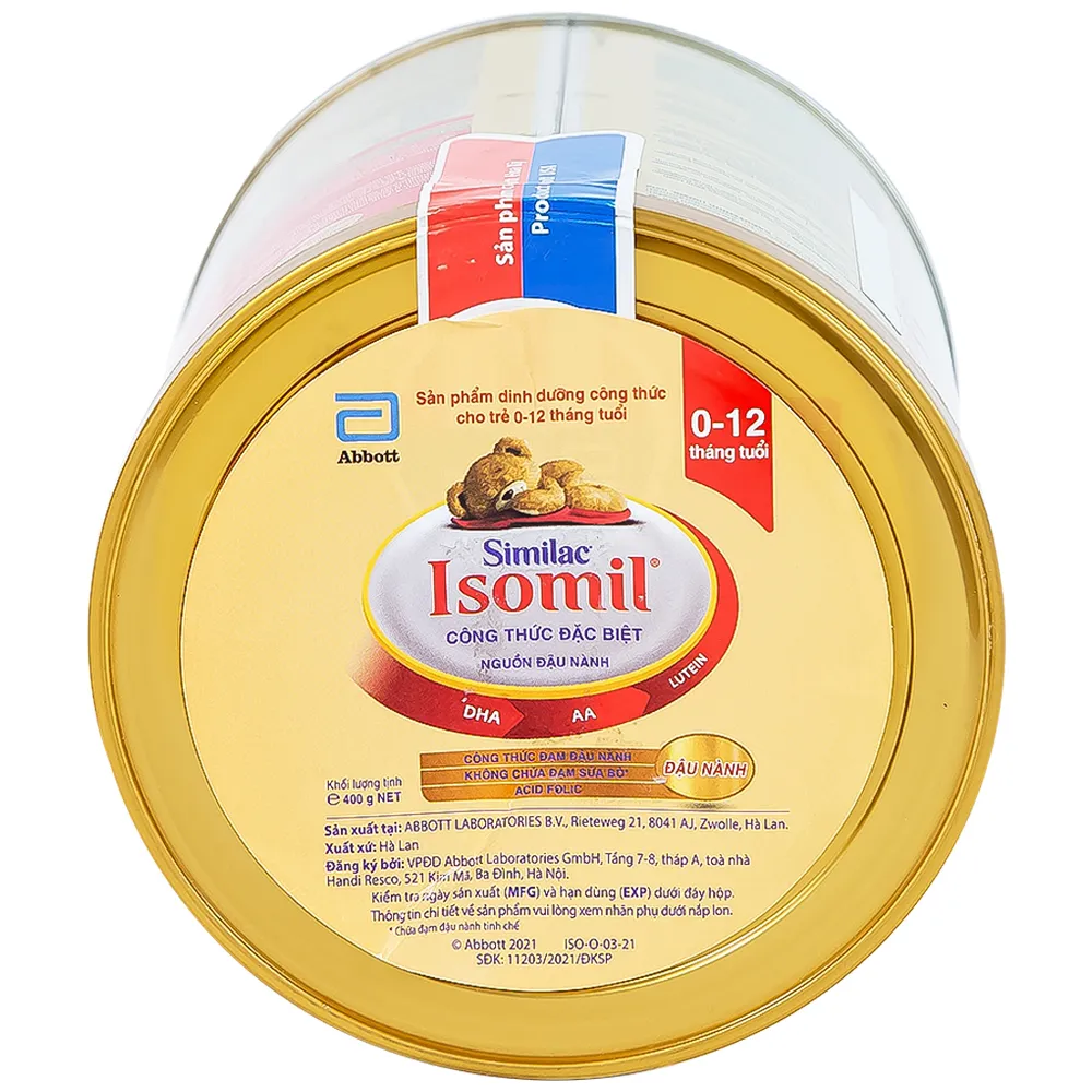 SỮA BỔ SUNG DINH DƯỠNG CHO TRẺ 0 - 12 THÁNG SIMILAC ISOMIL ABBOTT 400G 5