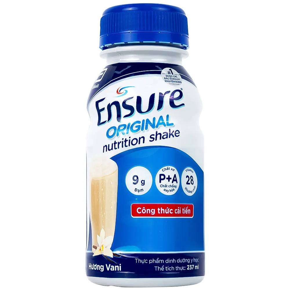 SỮA BỔ SUNG DINH DƯỠNG ENSURE VANI ABBOTT 24 CHAI X 237ML