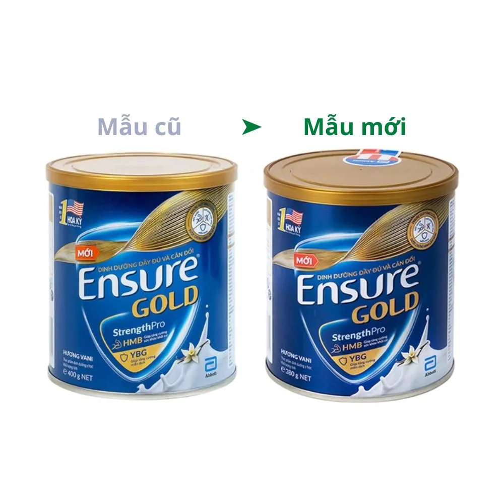 Sữa bột Ensure Gold StrengthPro Abbott hương vani tăng cường sức khỏe khối cơ, tăng miễn dịch (800g) 5