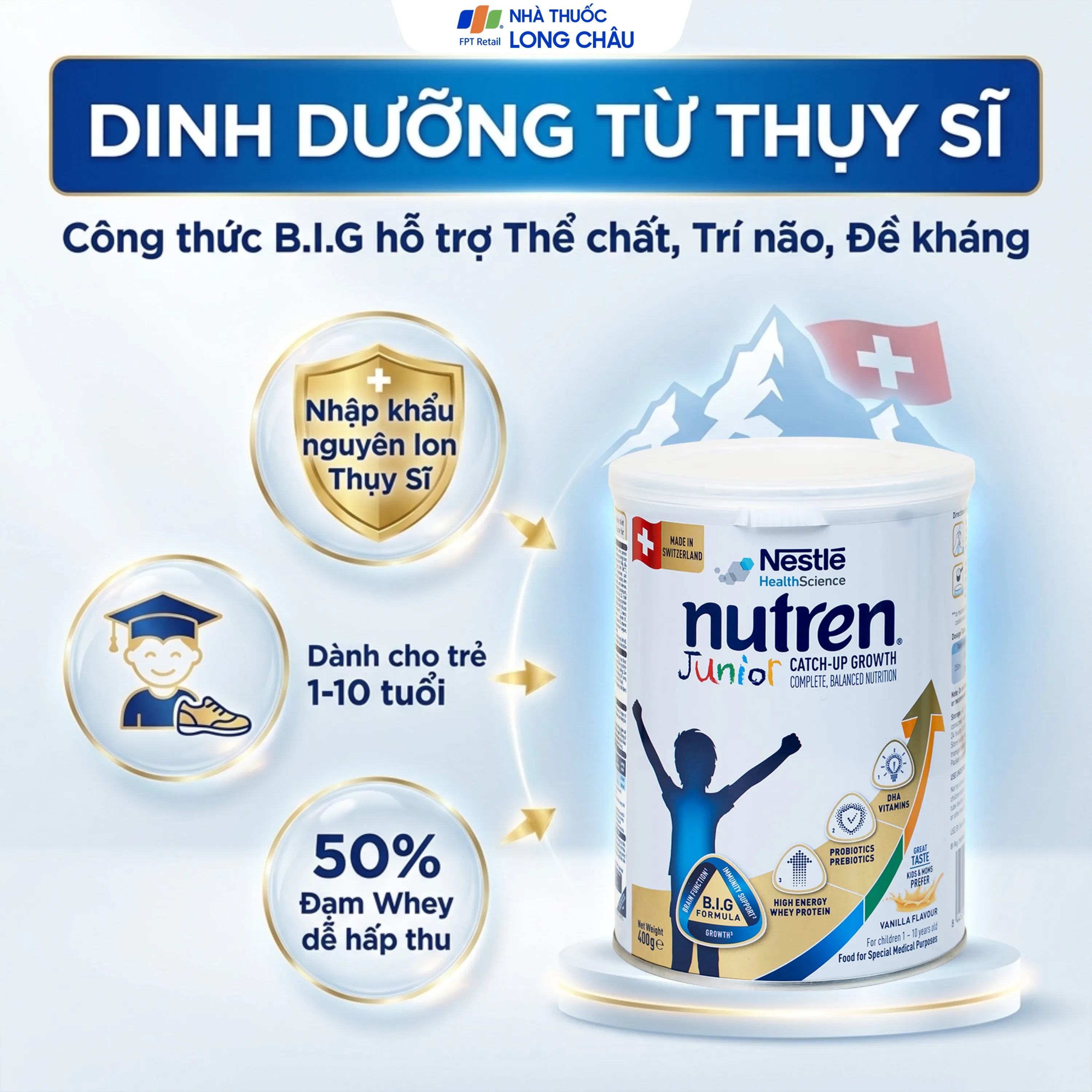 SỮA CẢI THIỆN VIỆC HẤP THU ĐẠM PEPTAMEN NESTLÉ 400G 2
