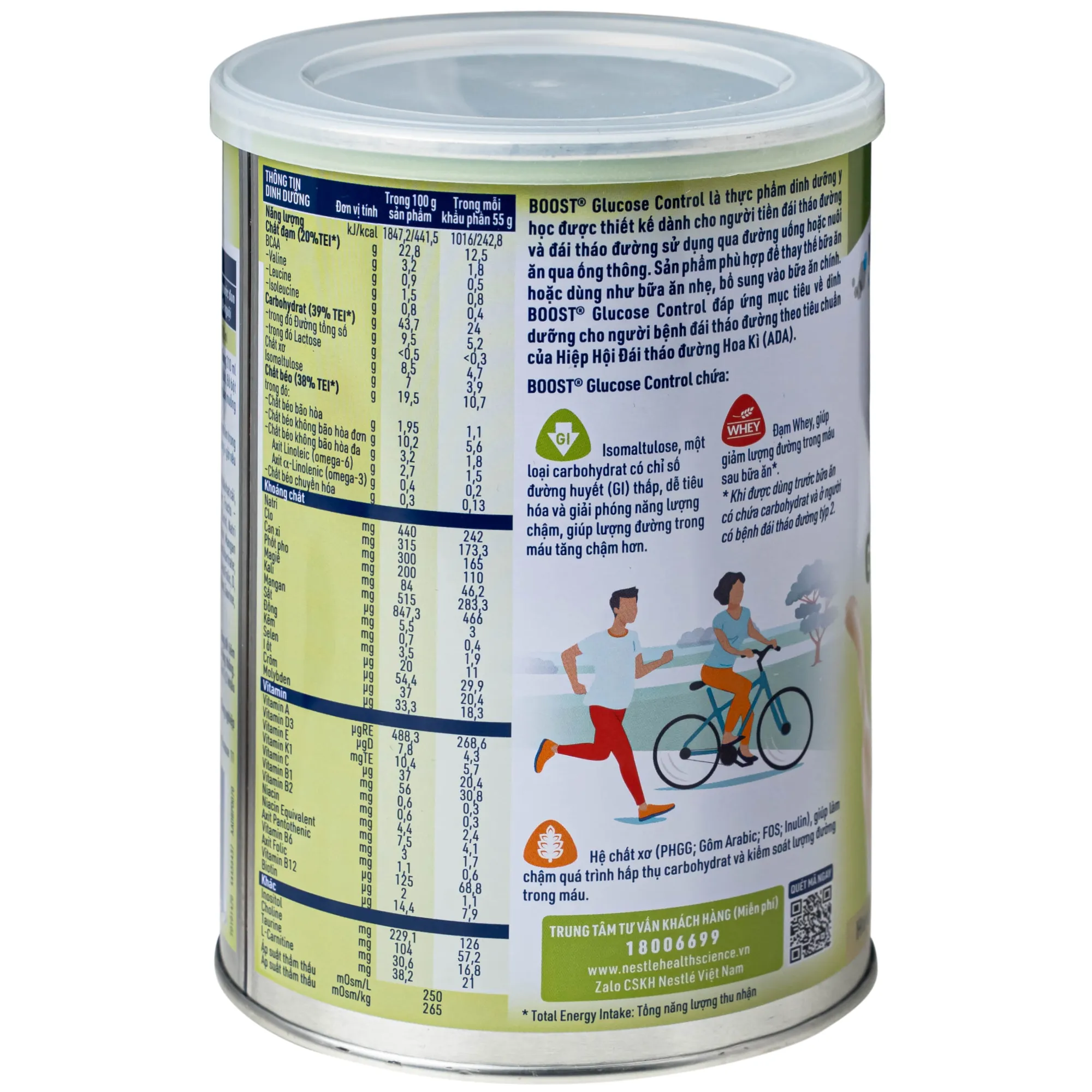 SỮA CHO NGƯỜI TIỂU ĐƯỜNG BOOST GLUCOSE CONTROL NESTLÉ  400G 7