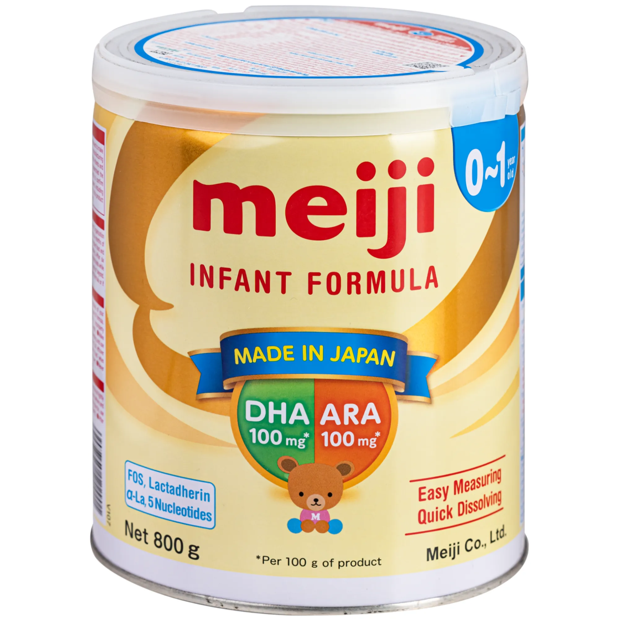 SỮA CHO TRẺ 0-12 THÁNG TUỔI MEIJI INFANT FORMULA 800G