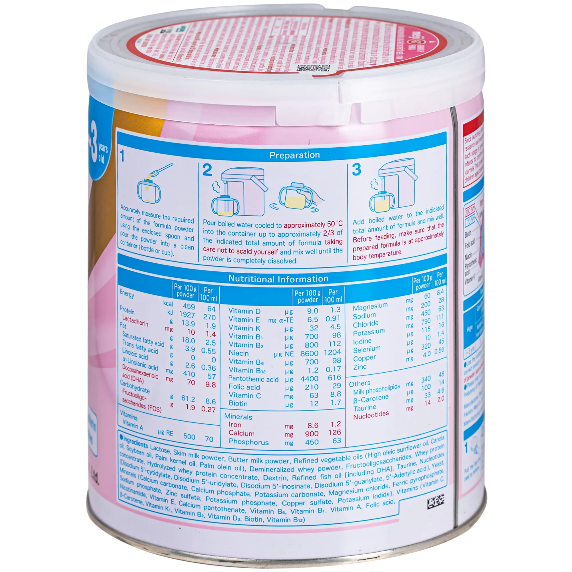 SỮA CHO TRẺ 1-3 TUỔI MEIJI GROWING UP FORMULA 800G 2