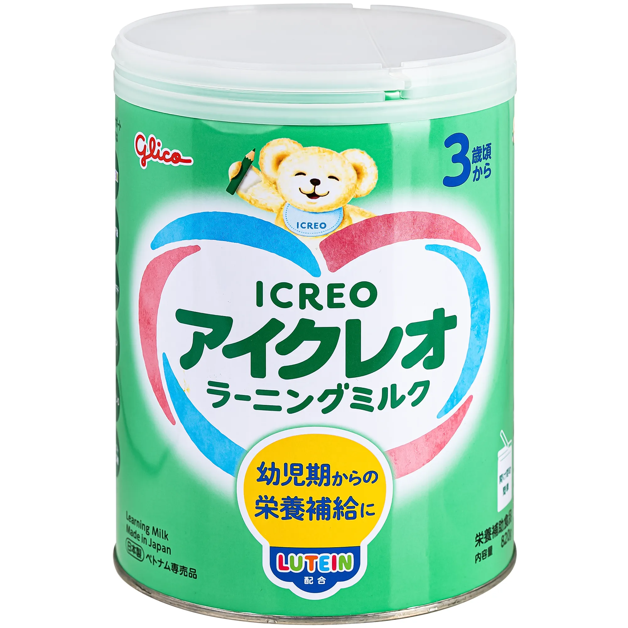SỮA CHO TRẺ TỪ 3 TUỔI ICREO LEARNING MILK GLICO 820G