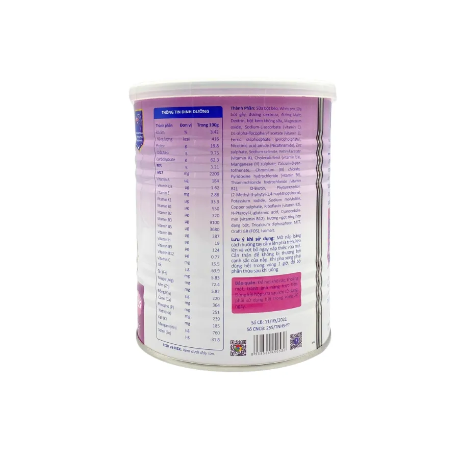 Sữa dinh dưỡng cho người cần chế độ ăn protein cao, ít muối nhưng vẫn đảm bảo năng lượng Dr. Celine Kidney Care 2 (400g) 3