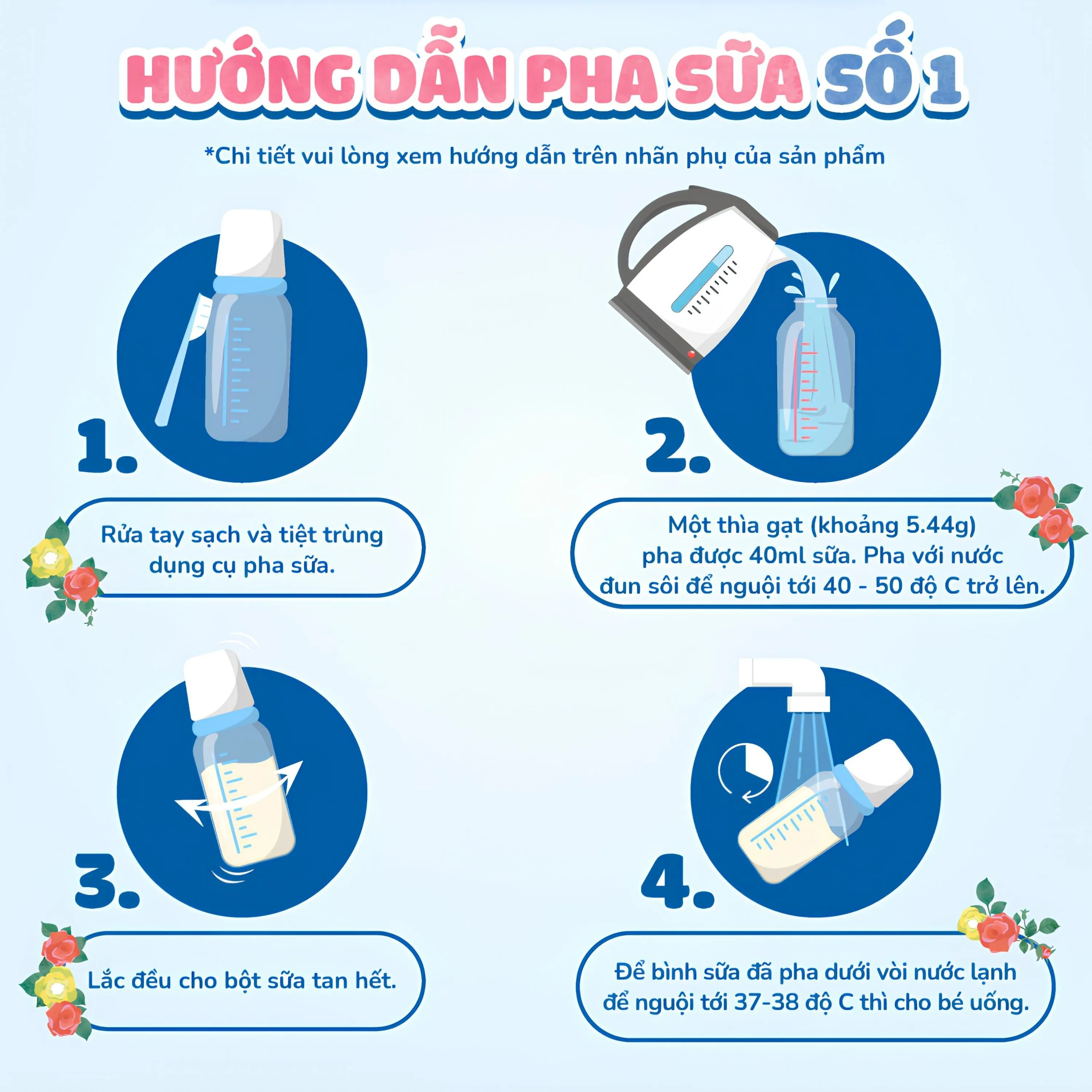 SỮA HỖ TRỢ ĐỀ KHÁNG VÀ TIÊU HÓA CHO TRẺ 1-3 TUỔI ICREO GROW-UP MILK GLICO 820G 6