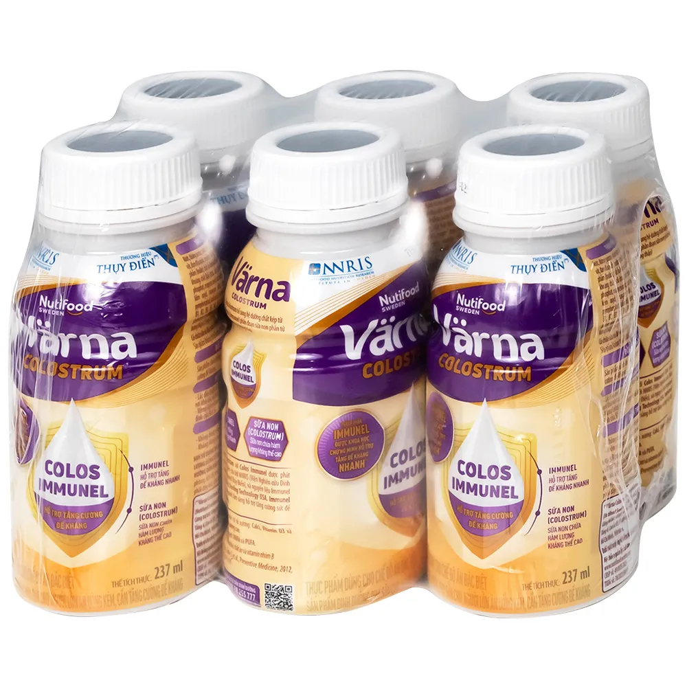 SỮA HỖ TRỢ TĂNG ĐỀ KHÁNG NUTIFOOD VARNA COLOSTRUM 24 CHAI X 237ML 8