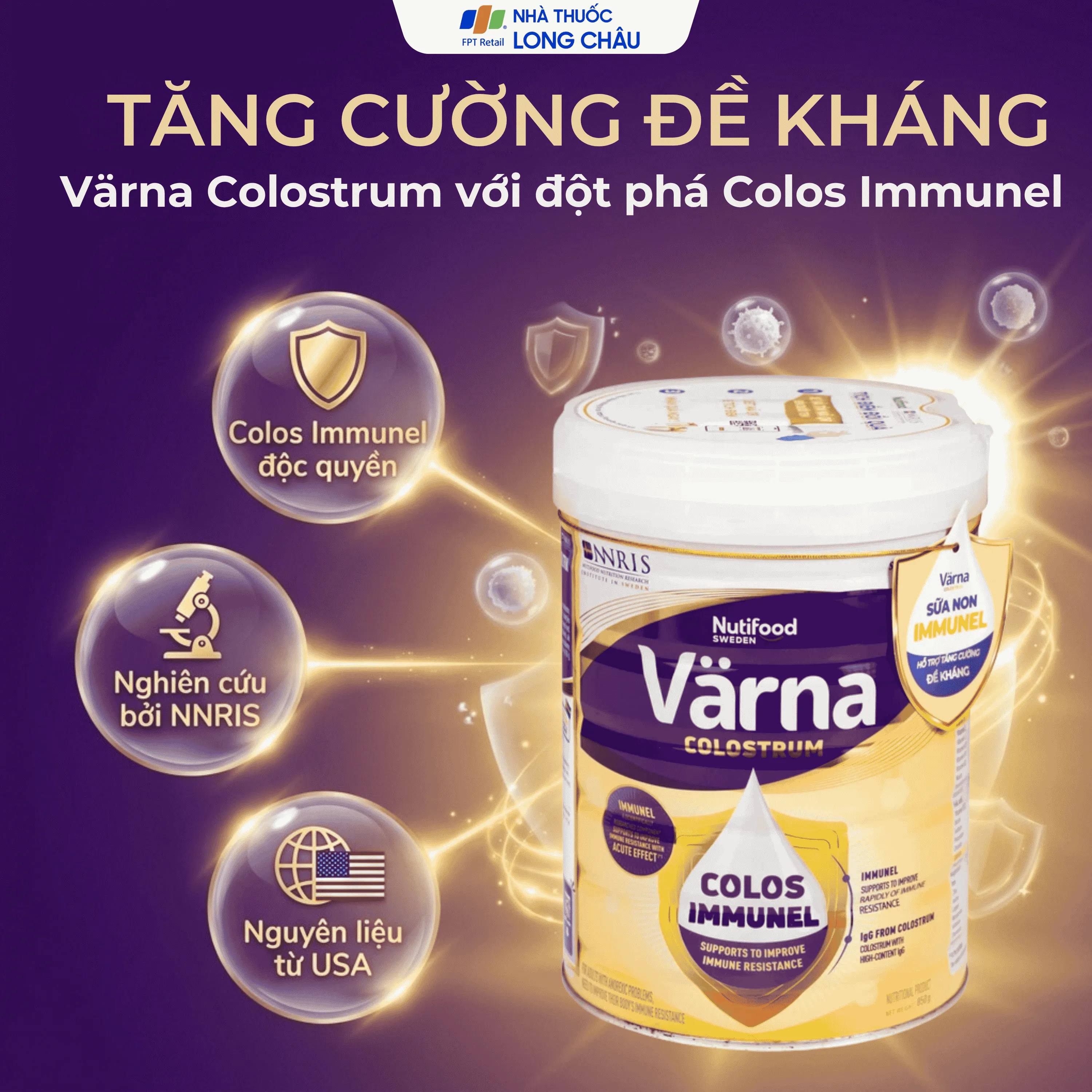 SỮA HỖ TRỢ TĂNG ĐỀ KHÁNG NUTIFOOD VARNA COLOSTRUM 850G 2