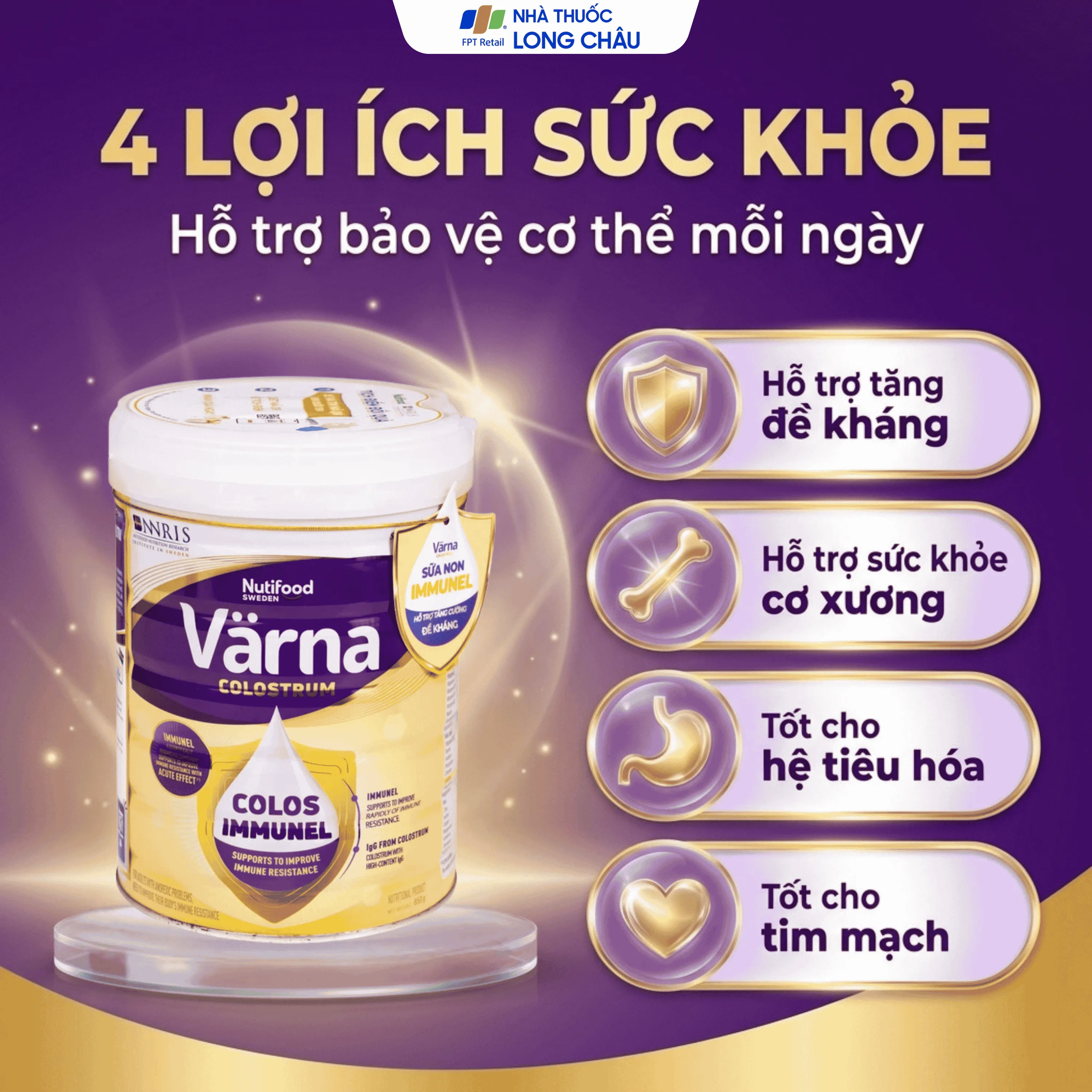 SỮA HỖ TRỢ TĂNG ĐỀ KHÁNG NUTIFOOD VARNA COLOSTRUM 850G 4