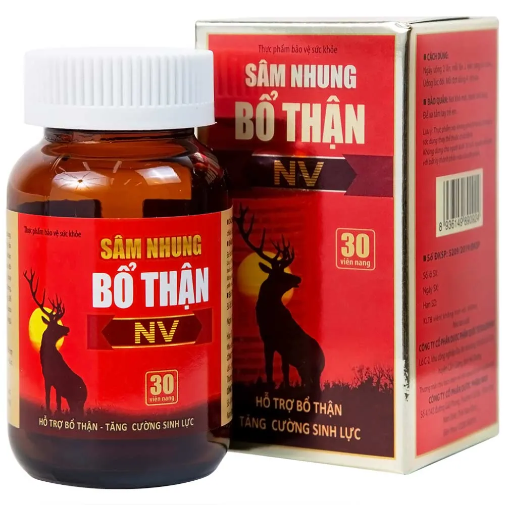SÂM NHUNG BỔ THẬN NV DOLEXPHAR 30V
