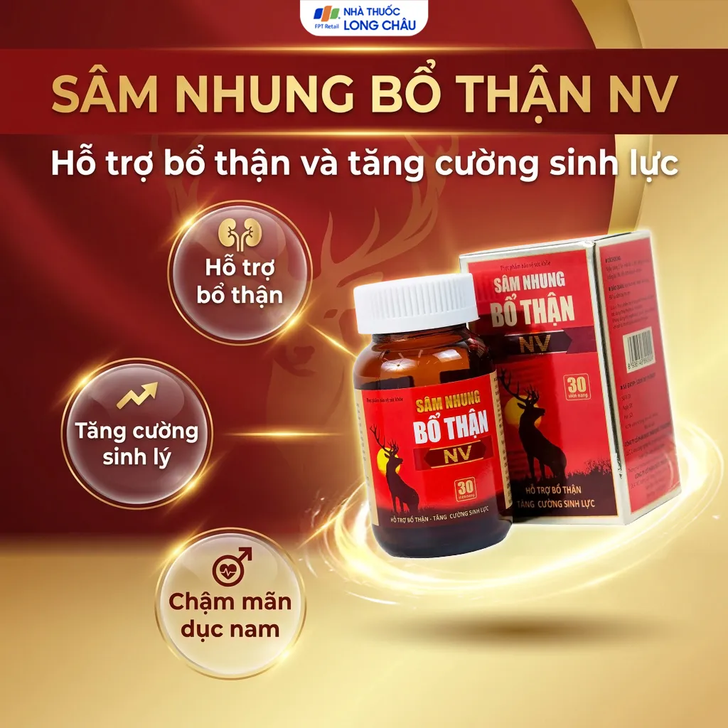 SÂM NHUNG BỔ THẬN NV DOLEXPHAR 30V 2