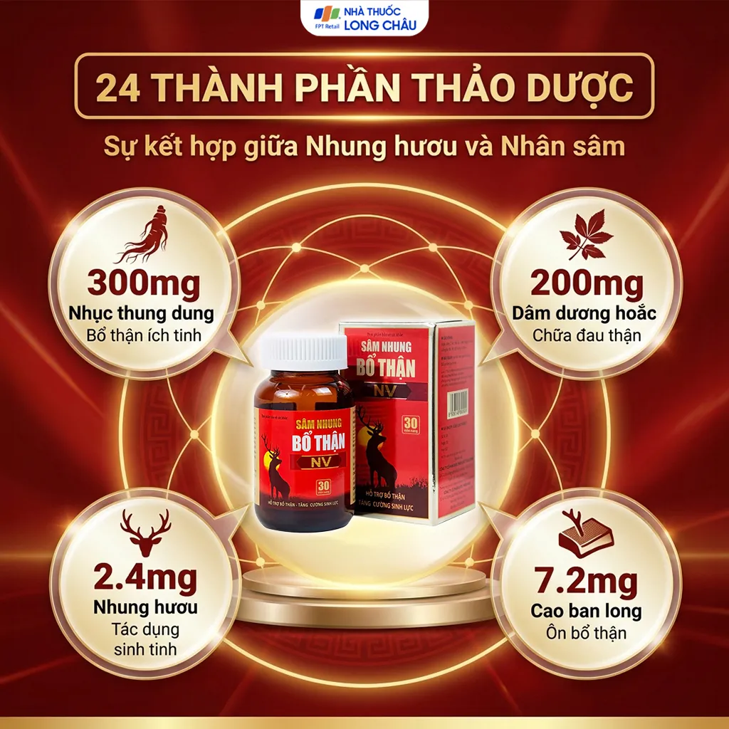 SÂM NHUNG BỔ THẬN NV DOLEXPHAR 30V 3