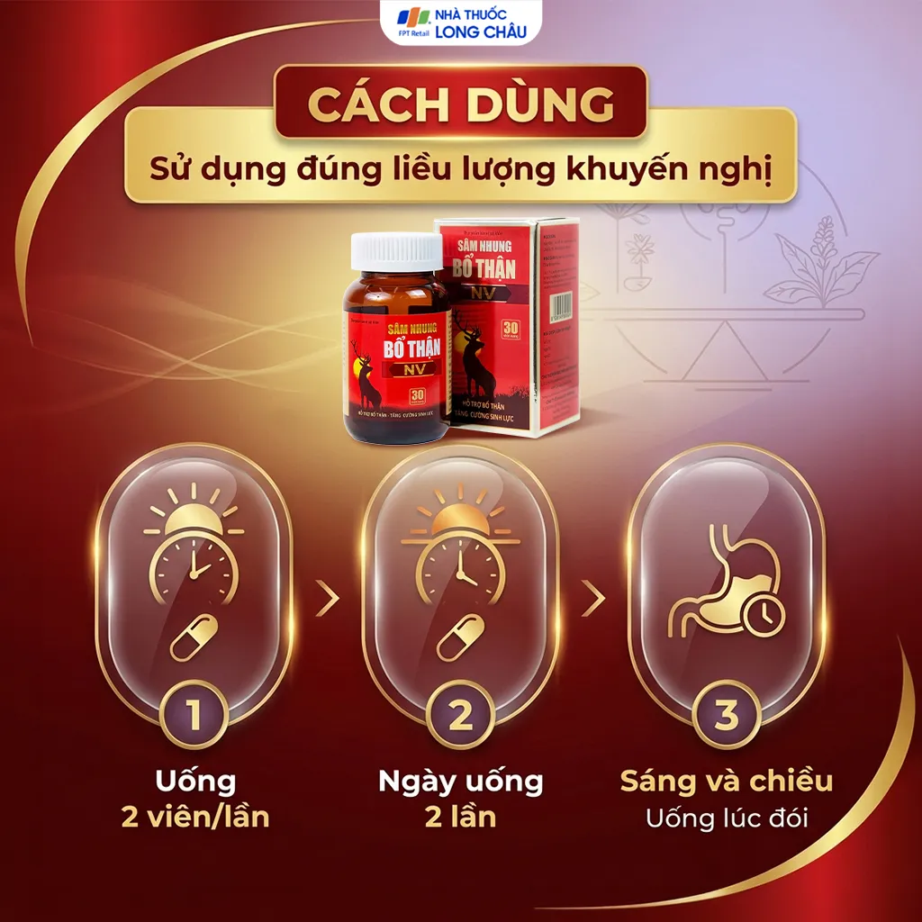 SÂM NHUNG BỔ THẬN NV DOLEXPHAR 30V 5
