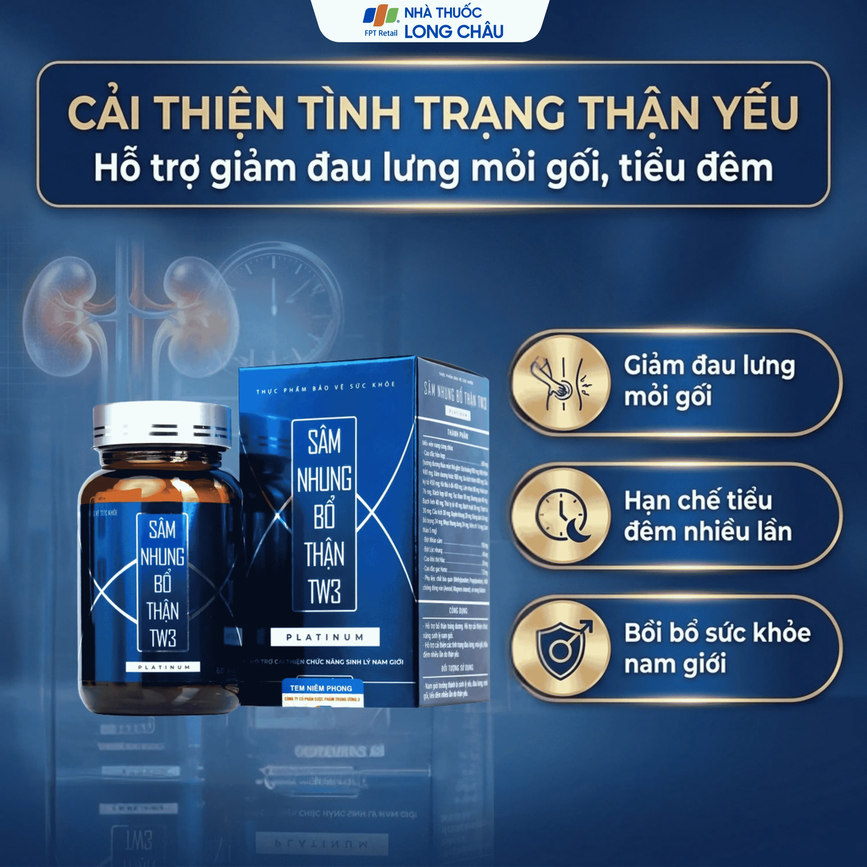 SÂM NHUNG BỔ THẬN TW3 PLATINUM 60V 4