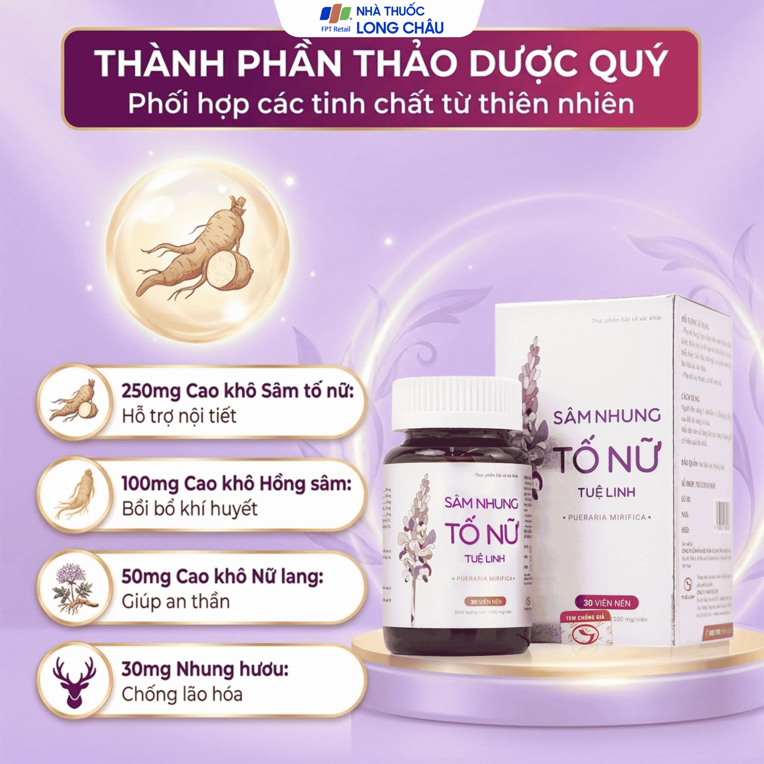 SÂM NHUNG TỐ NỮ TUỆ LINH 30V 4