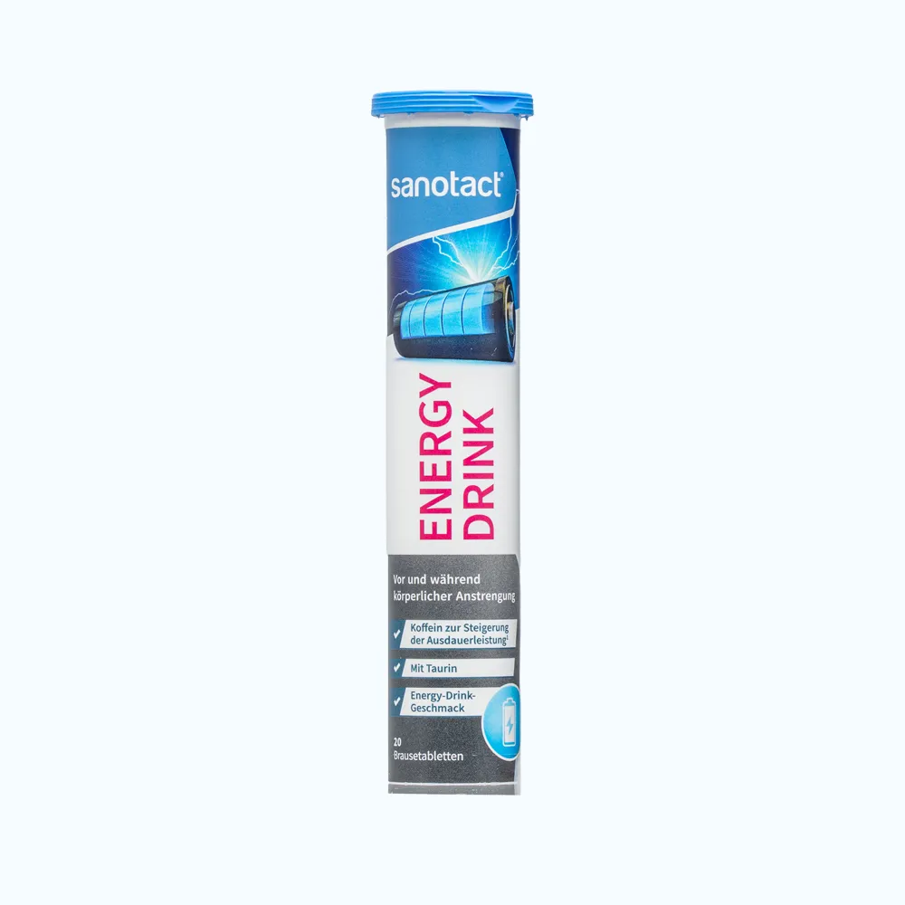 Sanotact Energy Drink bổ sung B6, B2, B12 tăng cường sức khỏe (Tuýp 20 viên) 4
