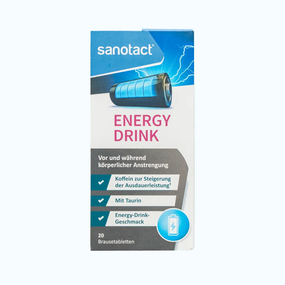 Sanotact Energy Drink bổ sung B6, B2, B12 tăng cường sức khỏe (Tuýp 20 viên) 7