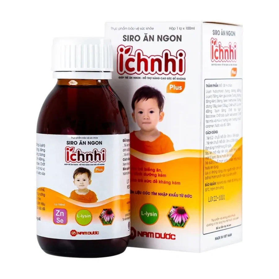 Siro Ích Nhi Plus giúp trẻ ăn ngon, tăng cường hấp thu dưỡng chất (100ml) 2