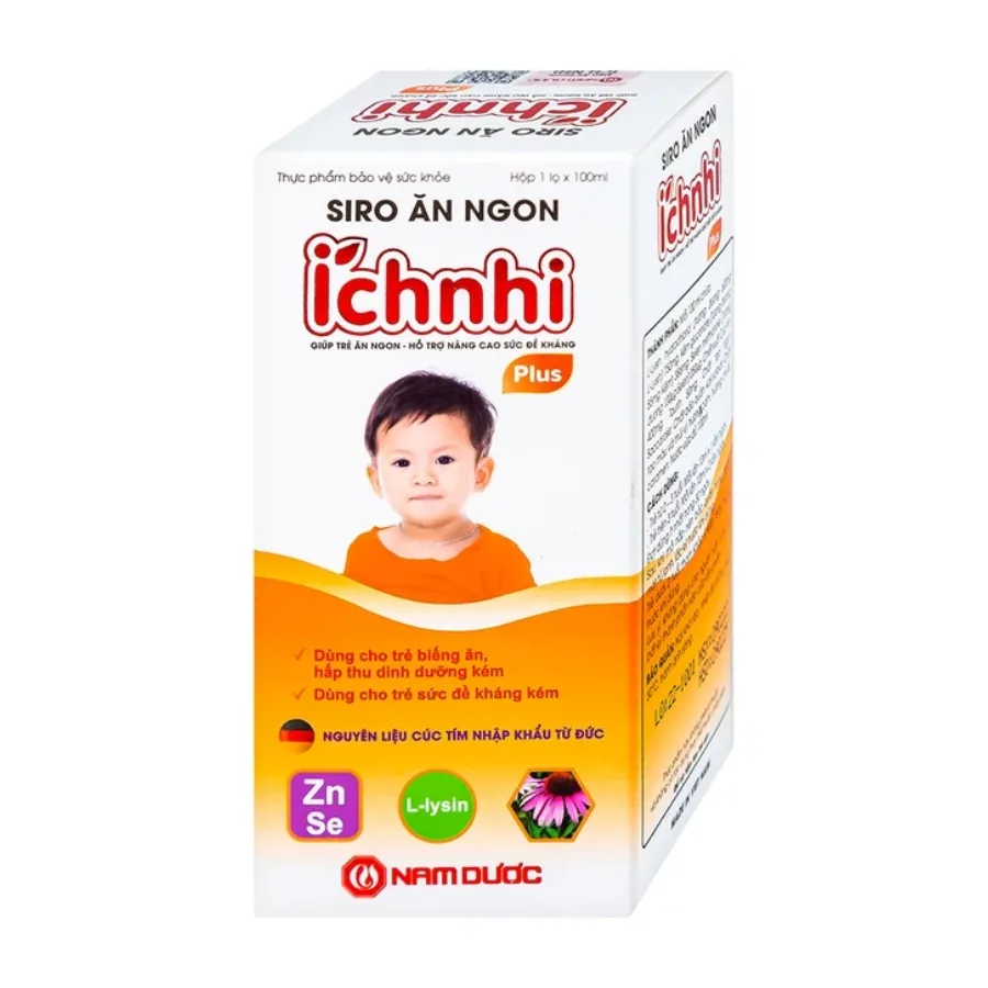 Siro Ích Nhi Plus giúp trẻ ăn ngon, tăng cường hấp thu dưỡng chất (100ml) 4