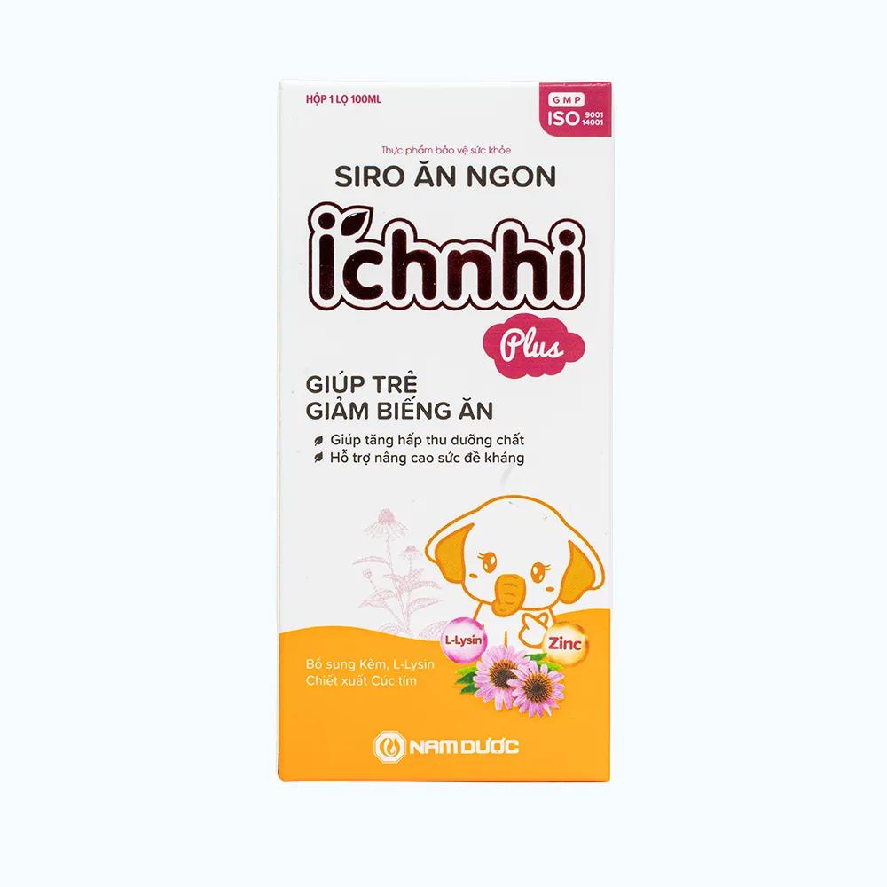 Siro ăn ngon Ích Nhi (chai 100ml) hỗ trợ hấp thu và giúp trẻ ăn ngon 2