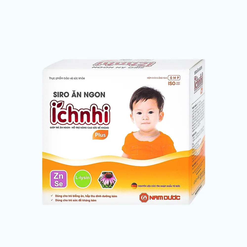 Siro ăn ngon Plus Ích Nhi (20 ống) hỗ trợ trẻ ăn ngon, tăng đề kháng 2