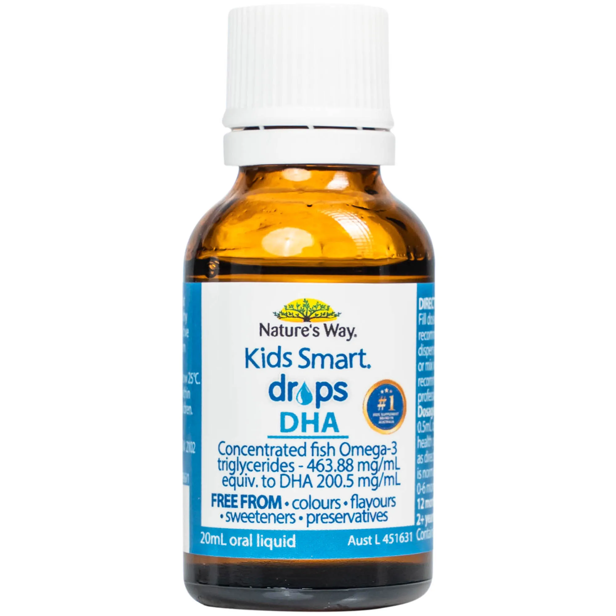 SIRO BỔ NÃO KIDS SMART DROPS DHA NATURE'S WAY 20ML 19