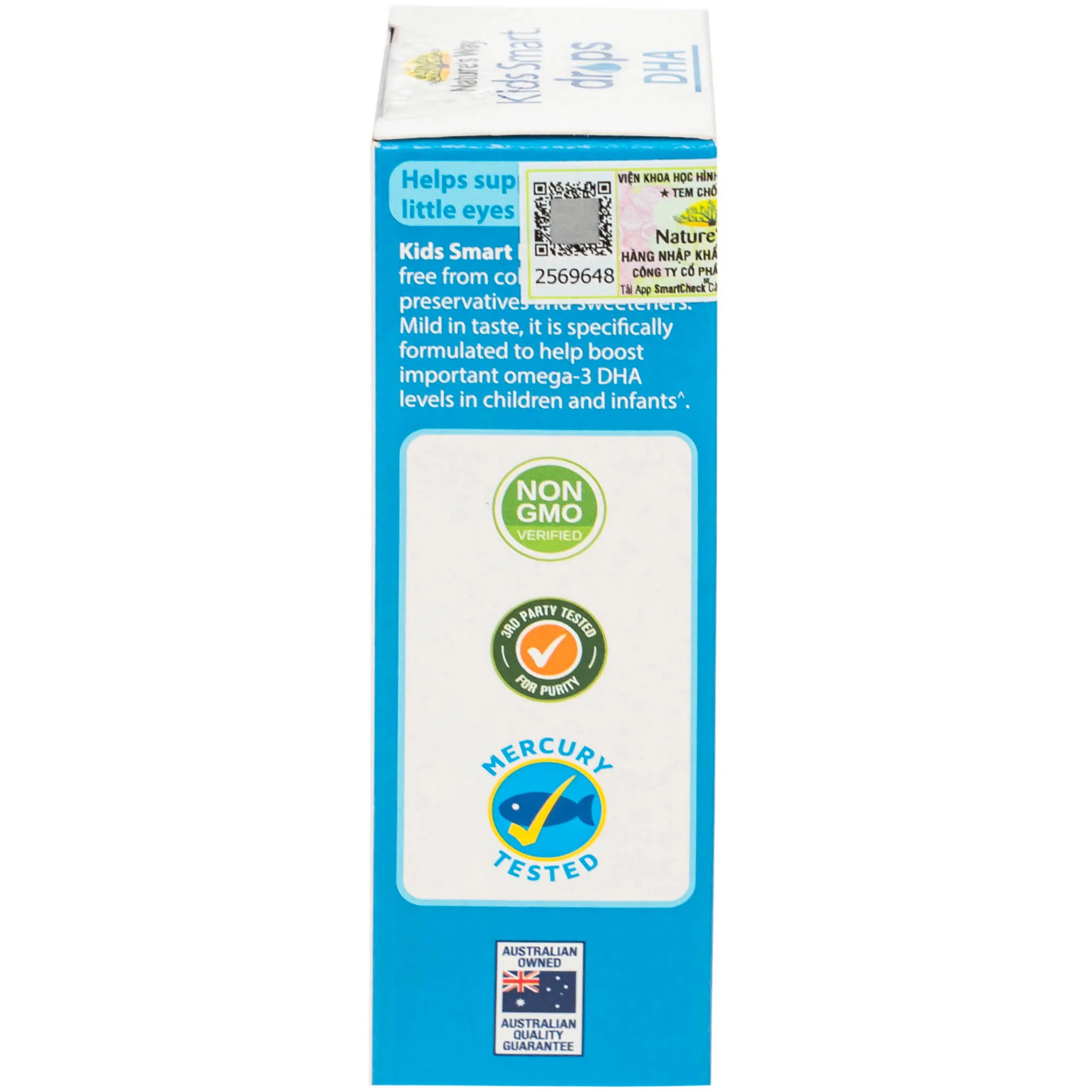 SIRO BỔ NÃO KIDS SMART DROPS DHA NATURE'S WAY 20ML 24