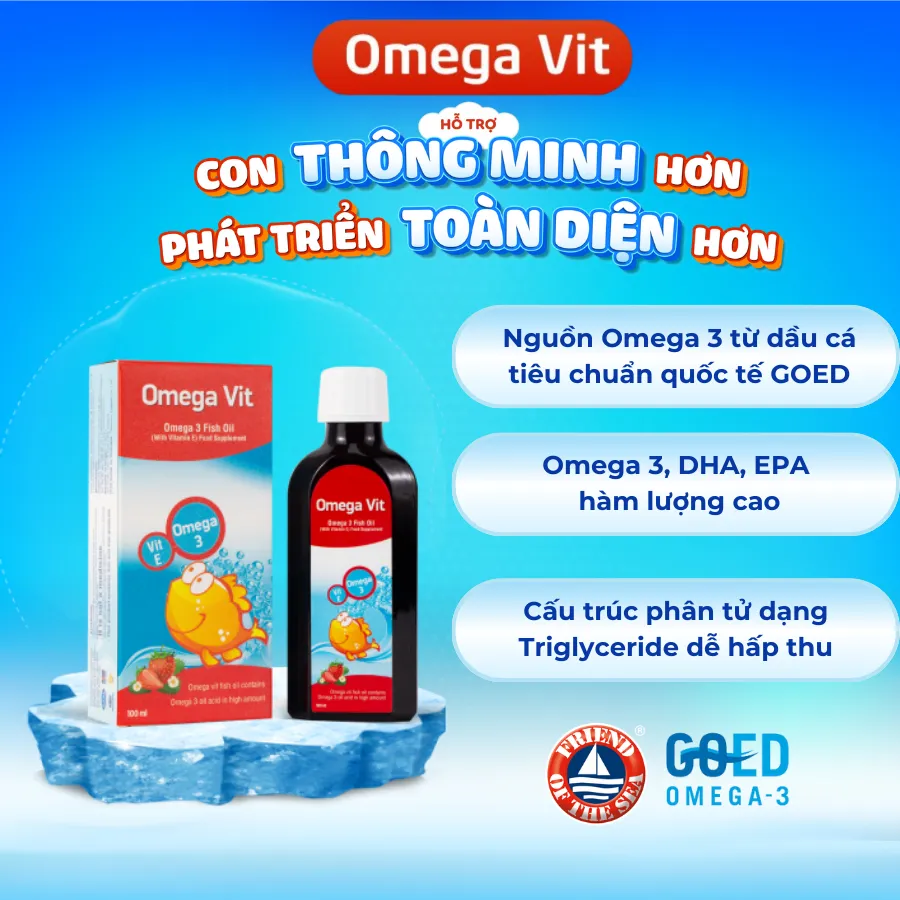 SIRO BỔ NÃO OMEGA VIT BOTAFARMA 100ML 2