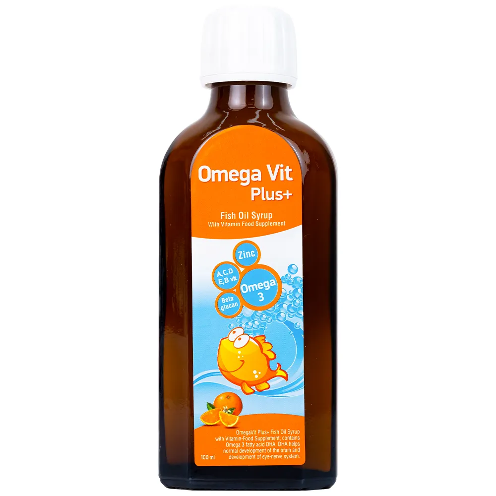 SIRO BỔ NÃO OMEGA VIT PLUS+ BOTAFARMA 100ML 12