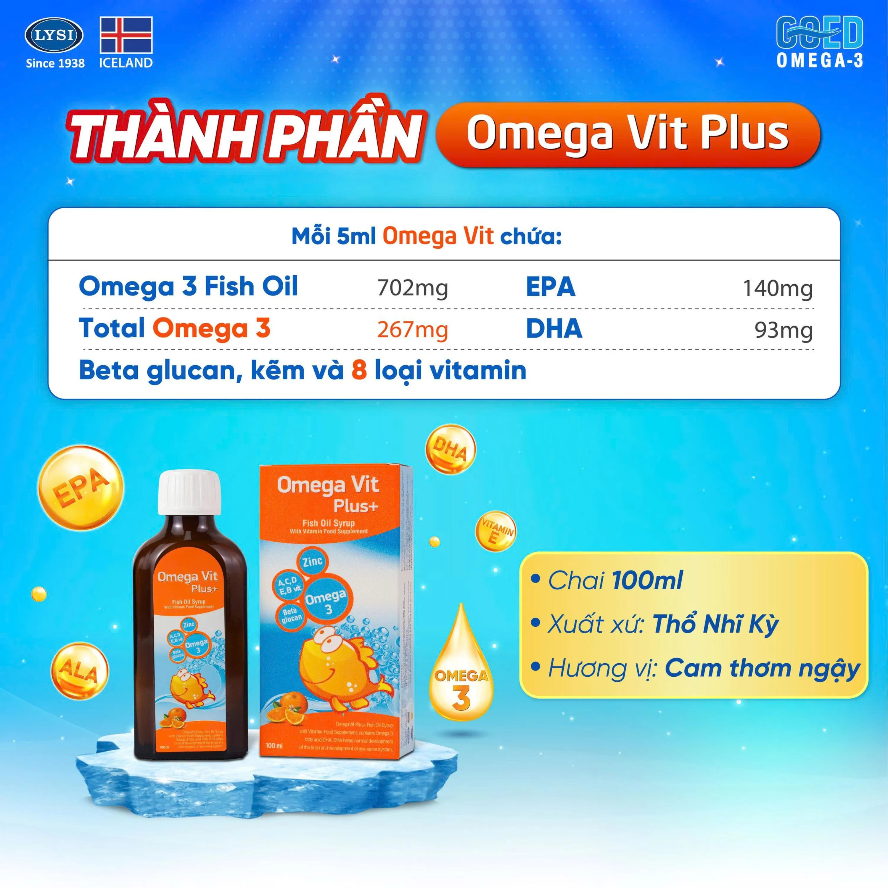 SIRO BỔ NÃO OMEGA VIT PLUS+ BOTAFARMA 100ML 4