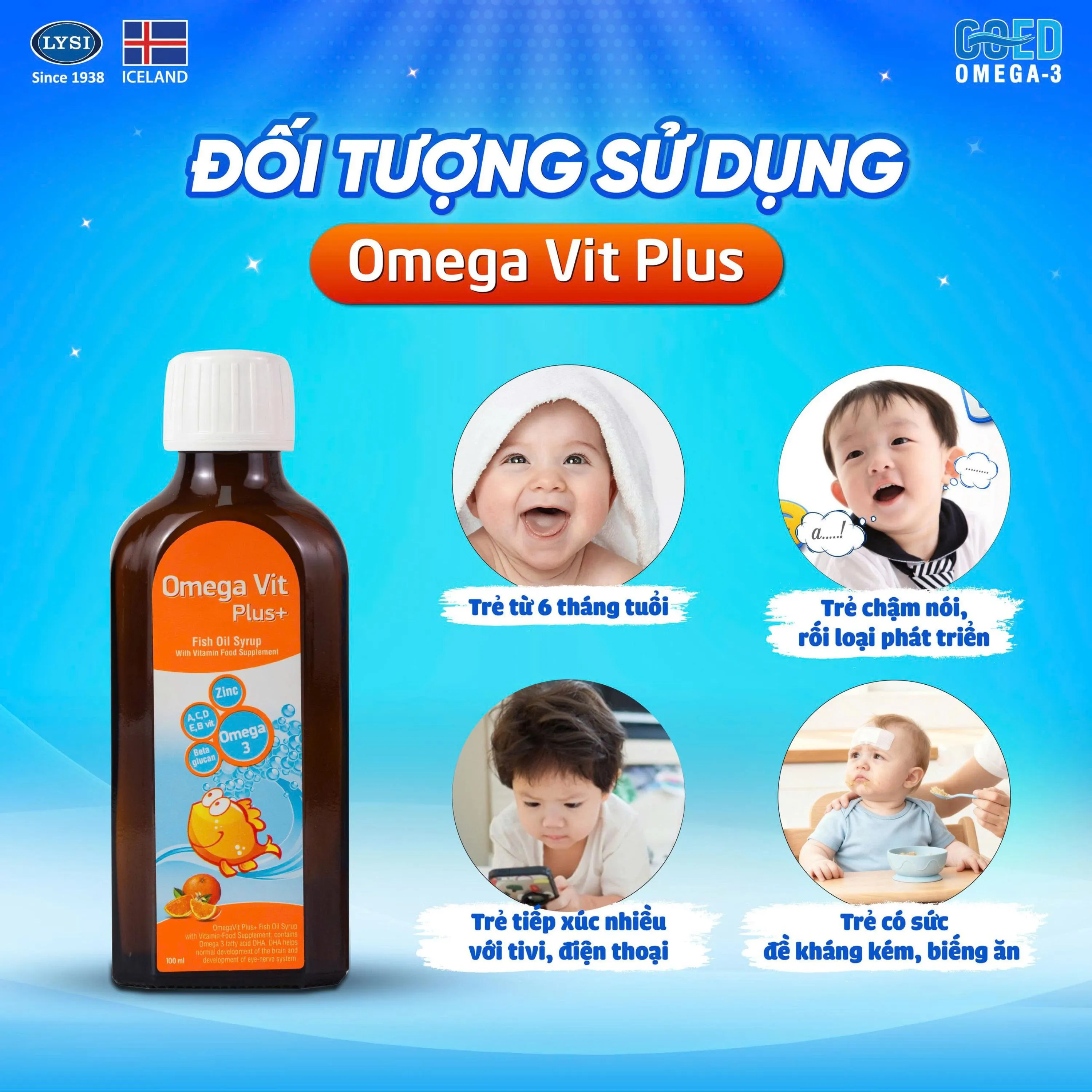 SIRO BỔ NÃO OMEGA VIT PLUS+ BOTAFARMA 100ML 5