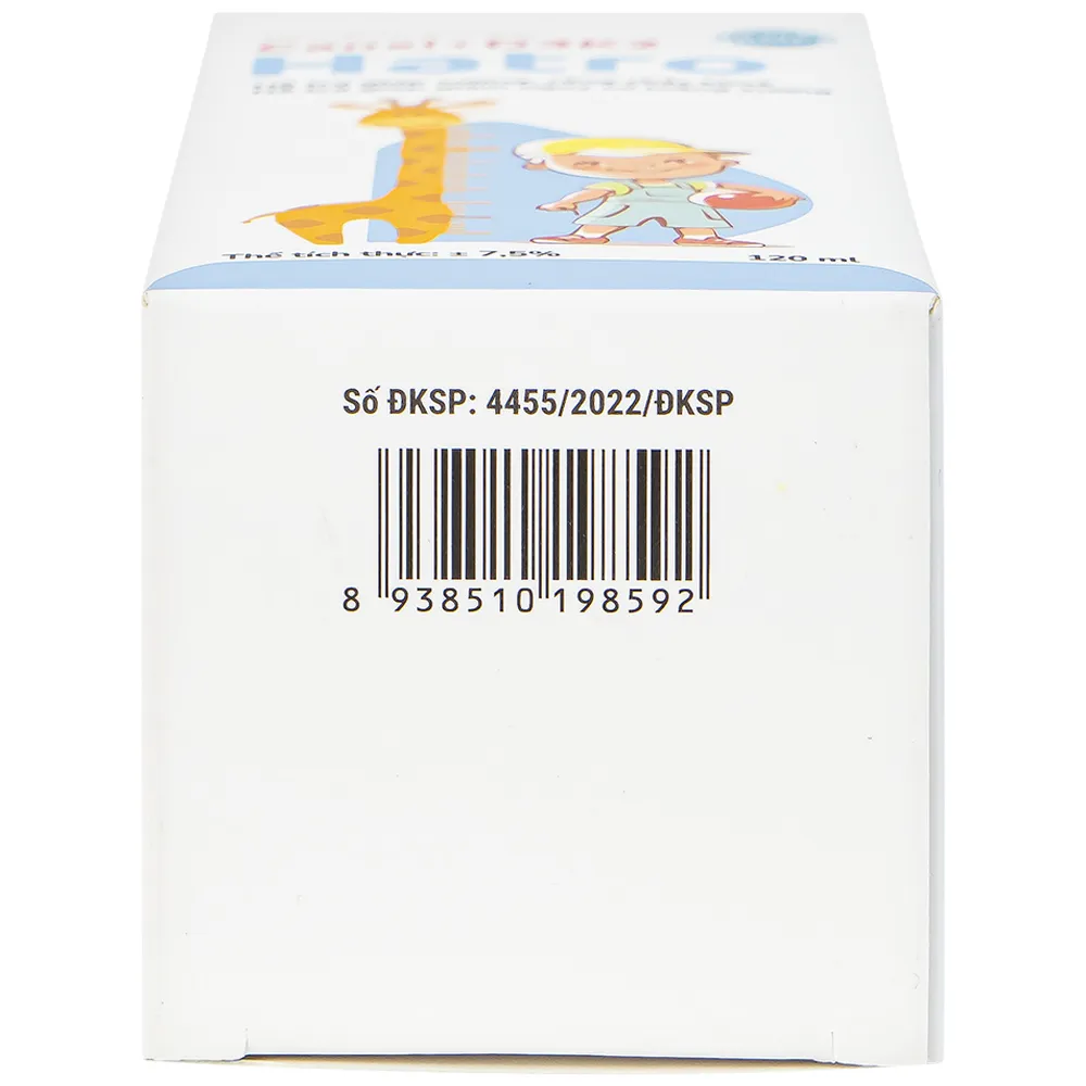 SIRO BỔ SUNG CANXI GIÚP XƯƠNG, RĂNG CHẮC KHỎE CANXI + D3K2 HATRO 120ML 12