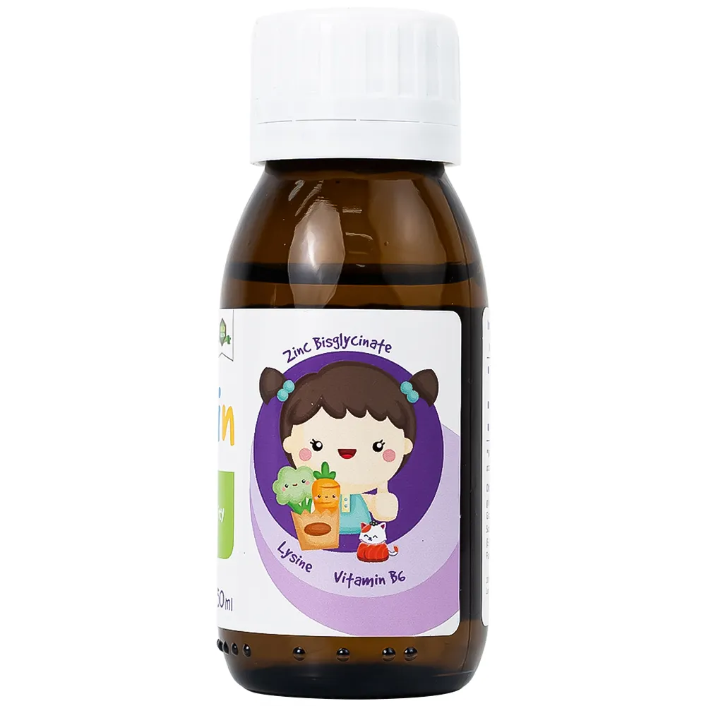SIRO BỔ SUNG KẼM, LYSINE VÀ VITAMIN B6 CHO TRẺ BIOLIZIN 50ML 13