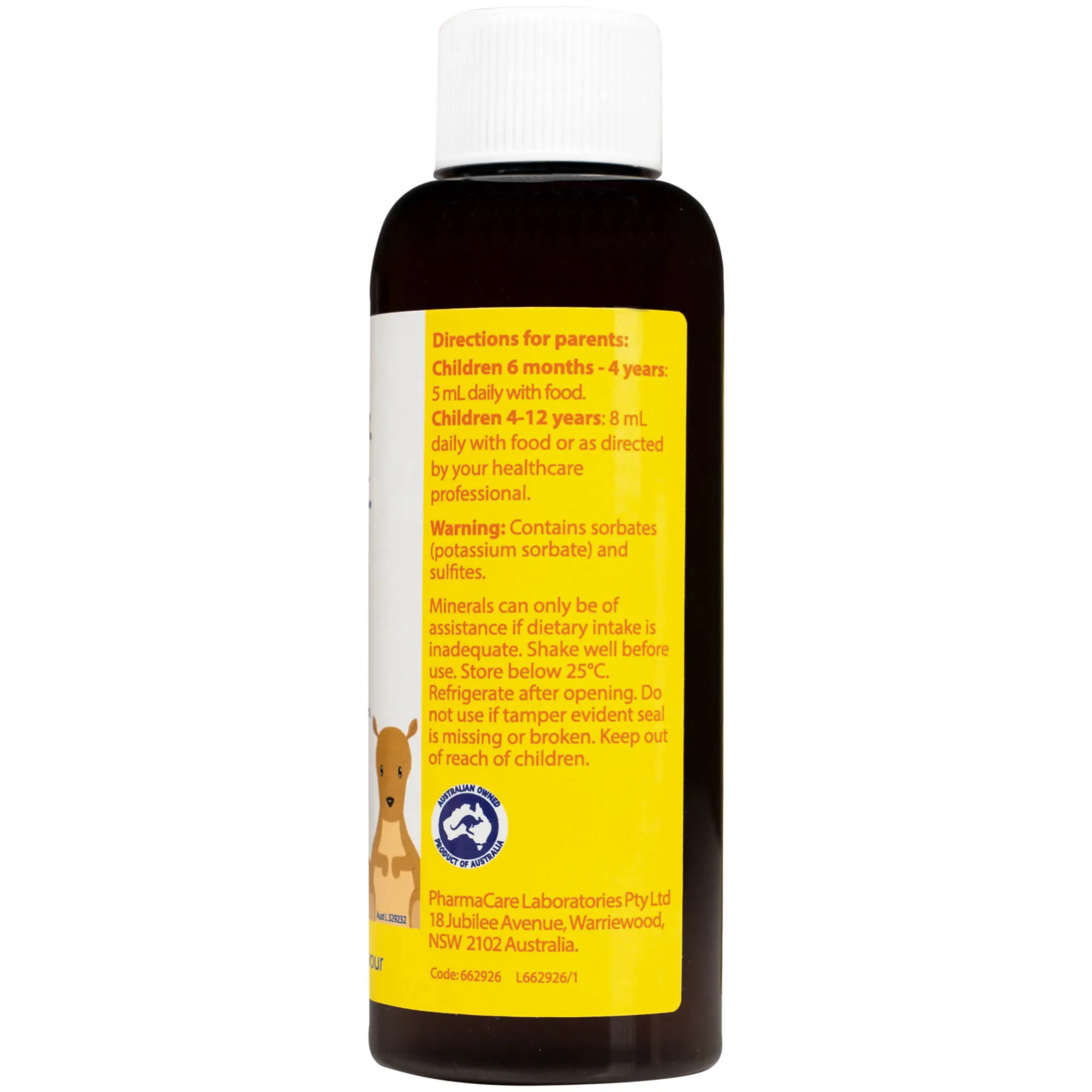 SIRO BỔ SUNG KẼM VÀ HỖ TRỢ CẢM GIÁC THÈM ĂN CHO BÉ NATURE'S WAY KIDS SMART LIQUID ZINC 100ML 9